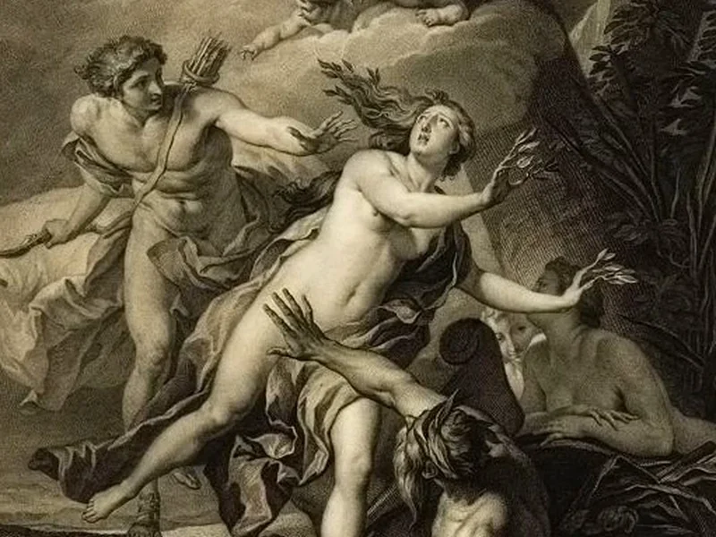 1744-Jacques Bouillard - Dafne e Apollo di Louis - Michel van Loo